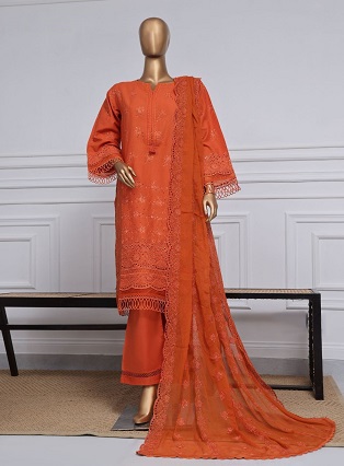 SADABAHAR-3-Piece Pakistani Lawn Suit – Chikankari Spring Stitched Collection